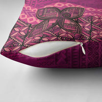 Samoan Pacific Tribal Flower Geometric Art Tattoos Pillow Cover Siapo Pattern Romantic Rose - Polynesian Pride
