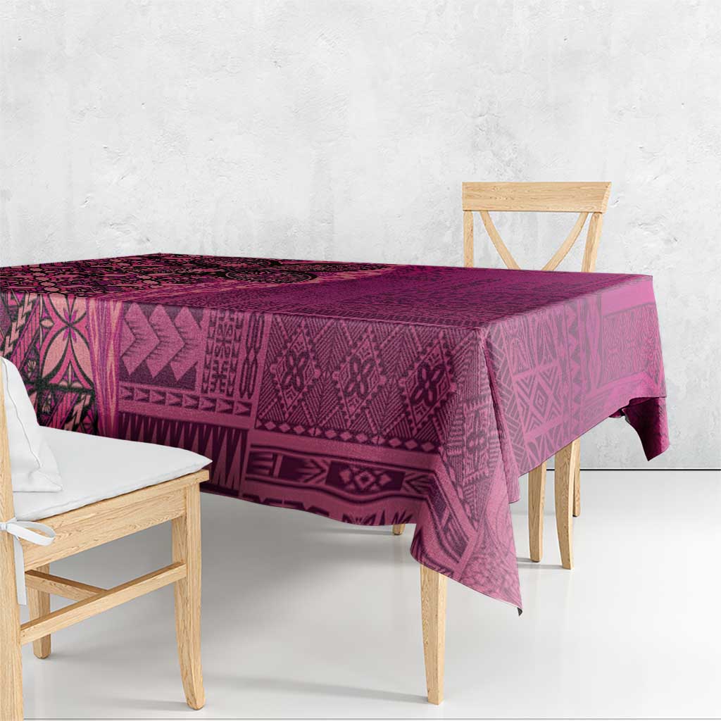 Samoan Pacific Tribal Flower Geometric Art Tattoos Tablecloth Siapo Pattern Romantic Rose LT03 - Polynesian Pride
