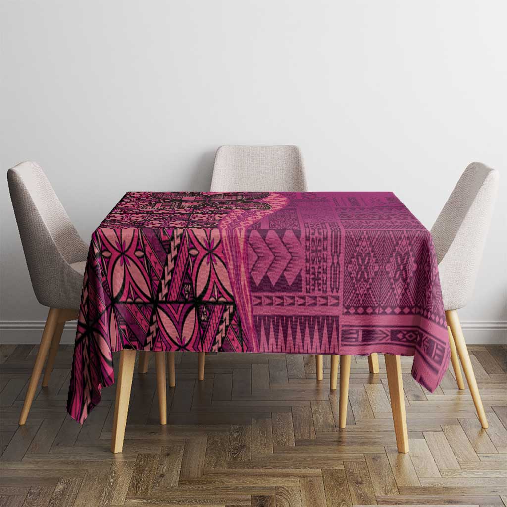 Samoan Pacific Tribal Flower Geometric Art Tattoos Tablecloth Siapo Pattern Romantic Rose LT03 - Polynesian Pride