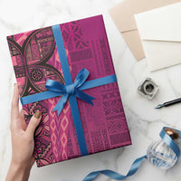 Samoan Pacific Tribal Flower Geometric Art Tattoos Wrapping Paper Siapo Pattern Romantic Rose LT03 - Polynesian Pride