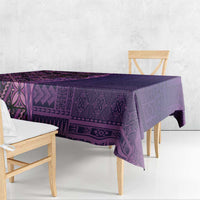 Samoan Pacific Tribal Flower Geometric Art Tattoos Tablecloth Siapo Pattern Purple Haze LT03 - Polynesian Pride