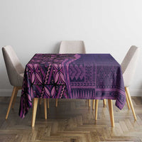 Samoan Pacific Tribal Flower Geometric Art Tattoos Tablecloth Siapo Pattern Purple Haze LT03 - Polynesian Pride
