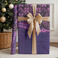 Samoan Pacific Tribal Flower Geometric Art Tattoos Wrapping Paper Siapo Pattern Purple Haze LT03 - Polynesian Pride