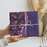 Samoan Pacific Tribal Flower Geometric Art Tattoos Wrapping Paper Siapo Pattern Purple Haze LT03 - Polynesian Pride