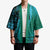 Samoan Pacific Tribal Flower Geometric Art Tattoos Kimono Siapo Pattern Turquoise Tide - Polynesian Pride