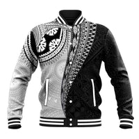 Fijian Masi Tattoos Baseball Jacket with Tapa Tribal Pattern - Polynesian Pride
