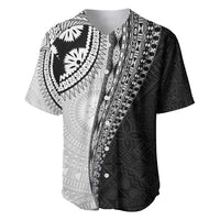 Fijian Masi Tattoos Baseball Jersey with Tapa Tribal Pattern - Polynesian Pride