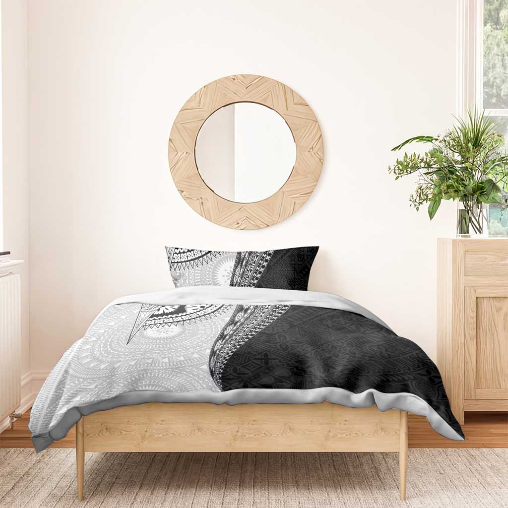 Fijian Masi Tattoos Bedding Set with Tapa Tribal Pattern - Polynesian Pride