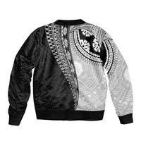 Fijian Masi Tattoos Bomber Jacket with Tapa Tribal Pattern - Polynesian Pride