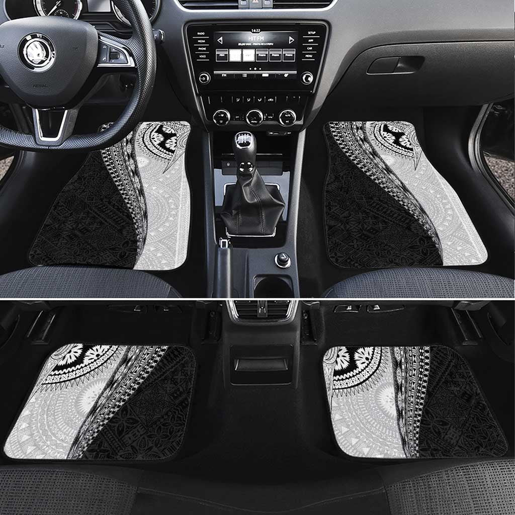 Fijian Masi Tattoos Car Mats with Tapa Tribal Pattern - Polynesian Pride