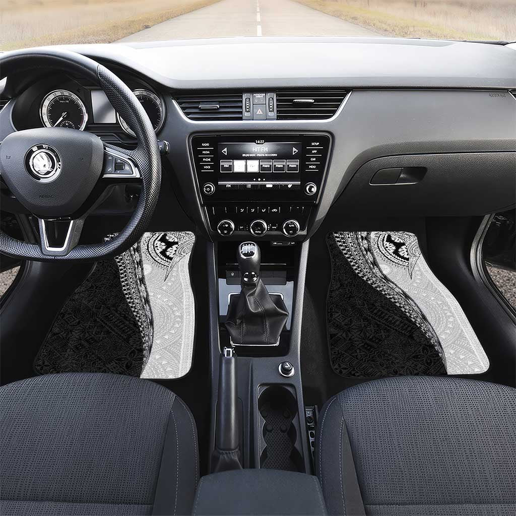 Fijian Masi Tattoos Car Mats with Tapa Tribal Pattern - Polynesian Pride