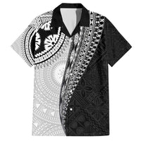 Fijian Masi Tattoos Family Matching Puletasi and Hawaiian Shirt with Tapa Tribal Pattern - Polynesian Pride