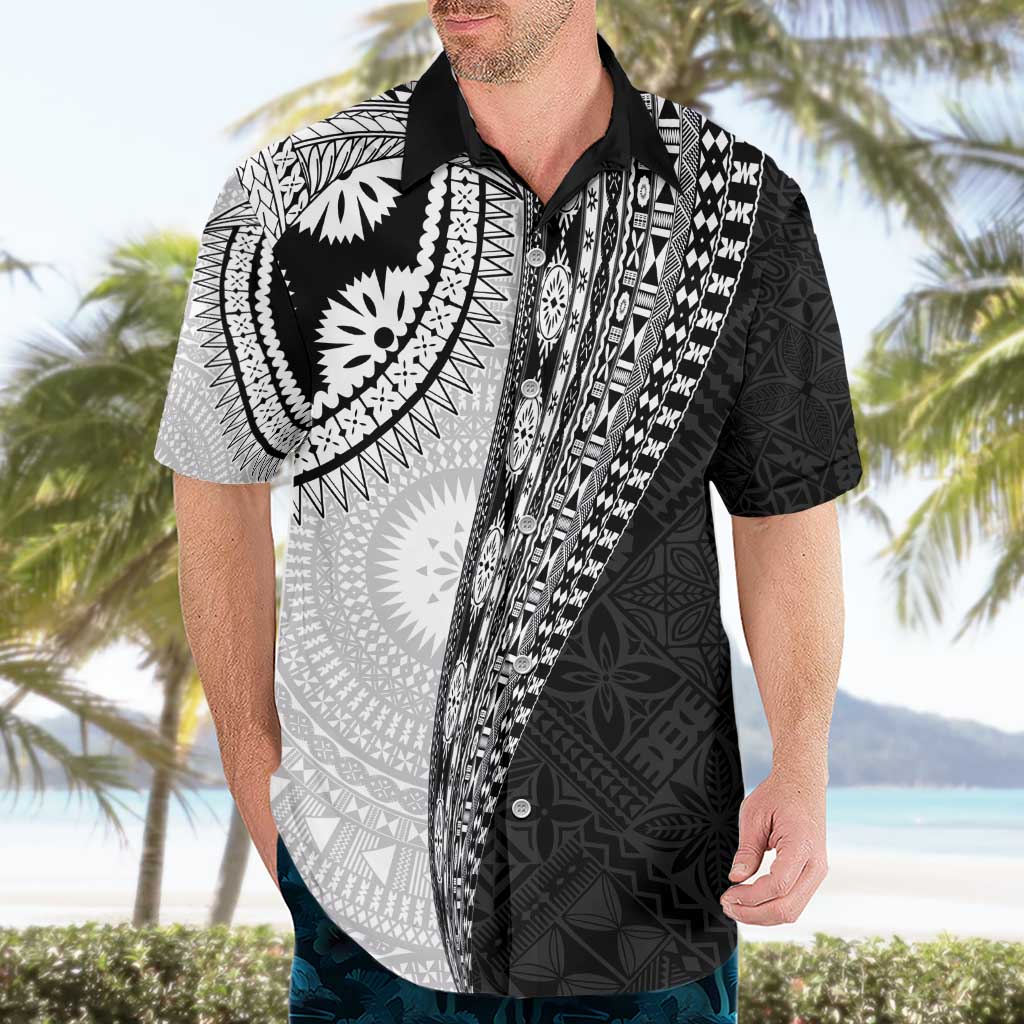 Fijian Masi Tattoos Hawaiian Shirt with Tapa Tribal Pattern - Polynesian Pride