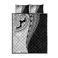Fijian Masi Tattoos Quilt Bed Set with Tapa Tribal Pattern - Polynesian Pride