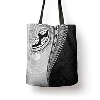 Fijian Masi Tattoos Tote Bag with Tapa Tribal Pattern - Polynesian Pride