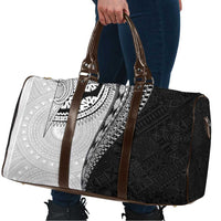 Fijian Masi Tattoos Travel Bag with Tapa Tribal Pattern - Polynesian Pride