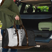 Fijian Masi Tattoos Travel Bag with Tapa Tribal Pattern - Polynesian Pride