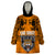 PNG Lae Snax Tigers Rugby Wearable Blanket Hoodie The Tigers Head and PNG Bird Polynesian Tattoo LT03 One Size Orange - Polynesian Pride