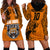 Custom PNG Lae Snax Tigers Rugby Hoodie Dress The Tigers Head and PNG Bird Polynesian Tattoo LT03 - Polynesian Pride