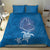 Cook Islands Manihiki Atoll Bedding Set Maori Turtle and Polynesian Pattern