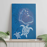 Cook Islands Manihiki Atoll Canvas Wall Art Maori Turtle and Polynesian Pattern LT03 - Polynesian Pride