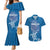 Cook Islands Manihiki Atoll Couples Matching Mermaid Dress and Hawaiian Shirt Maori Turtle and Polynesian Pattern