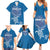 Cook Islands Manihiki Atoll Family Matching Summer Maxi Dress and Hawaiian Shirt Maori Turtle and Polynesian Pattern