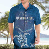 Cook Islands Manihiki Atoll Hawaiian Shirt Maori Turtle and Polynesian Pattern LT03 - Polynesian Pride