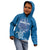 Cook Islands Manihiki Atoll Kid Hoodie Maori Turtle and Polynesian Pattern