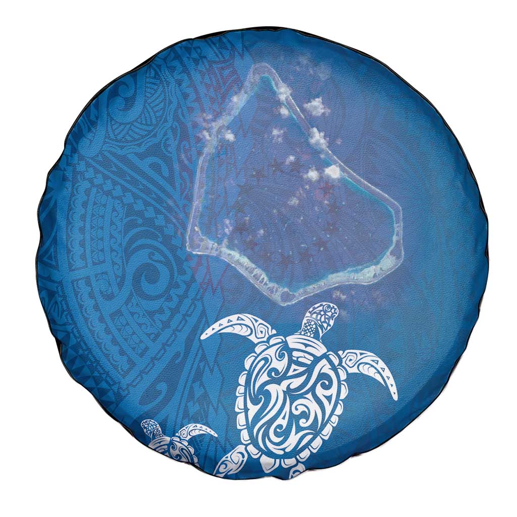 Cook Islands Manihiki Atoll Spare Tire Cover Maori Turtle and Polynesian Pattern LT03 - Polynesian Pride