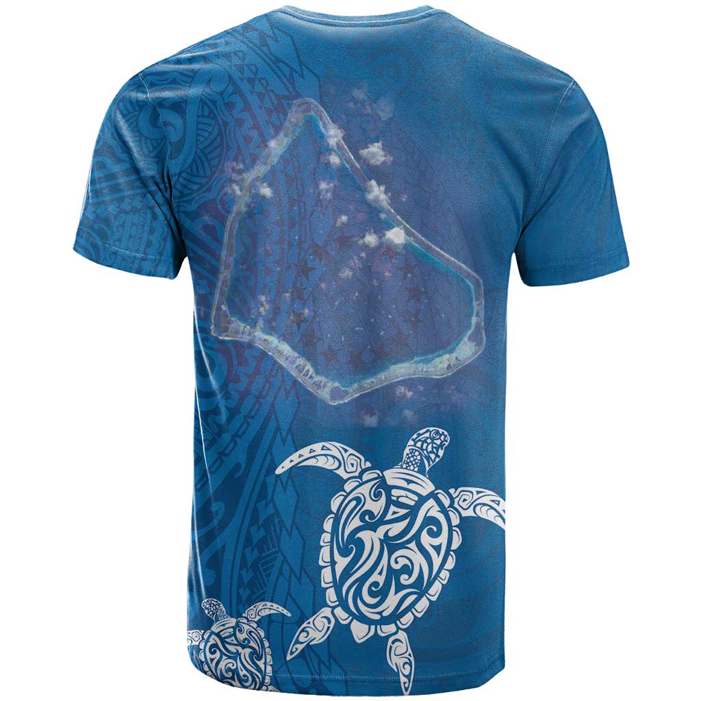 Cook Islands Manihiki Atoll T Shirt Maori Turtle and Polynesian Pattern LT03 - Polynesian Pride