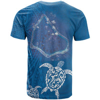 Cook Islands Manihiki Atoll T Shirt Maori Turtle and Polynesian Pattern LT03 - Polynesian Pride