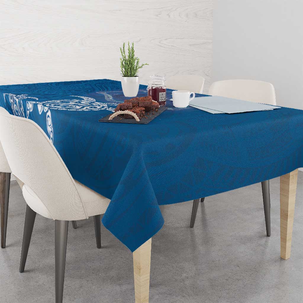 Cook Islands Manihiki Atoll Tablecloth Maori Turtle and Polynesian Pattern LT03 - Polynesian Pride