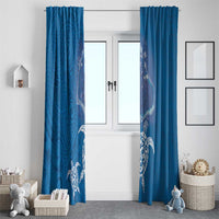Cook Islands Manihiki Atoll Window Curtain Maori Turtle and Polynesian Pattern LT03 - Polynesian Pride