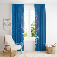 Cook Islands Manihiki Atoll Window Curtain Maori Turtle and Polynesian Pattern LT03 - Polynesian Pride