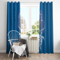 Cook Islands Manihiki Atoll Window Curtain Maori Turtle and Polynesian Pattern LT03 - Polynesian Pride