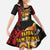 Papua New Guinea Christmas Family Matching Summer Maxi Dress and Hawaiian Shirt Funny Melanesian Santa with Bird-of-paradise Tribal Style - Polynesian Pride