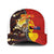 Australia and Papua New Guinea Together Baseball Net Cap Bird-of-paradise and Kangaroo with Oro Tapa and Aboriginal Art Motifs - Polynesian Pride