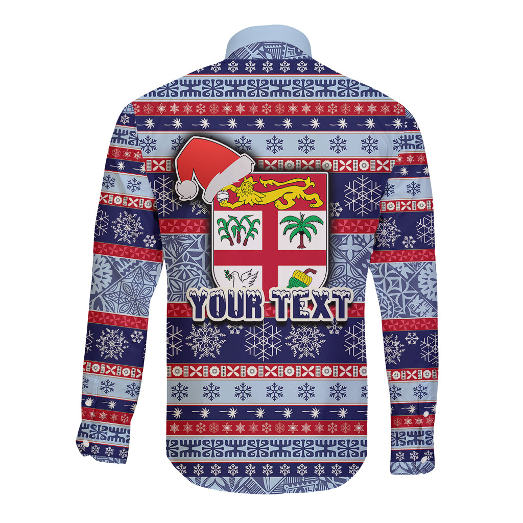 custom-fiji-christmas-long-sleeve-button-shirt-fijian-santa-and-coat-of-arms-mix-tapa-pattern-striped-style