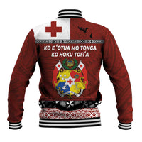 Tongan Culture Baseball Jacket Ngatu Art Tattoo and Emblem of Tonga LT03 - Polynesian Pride