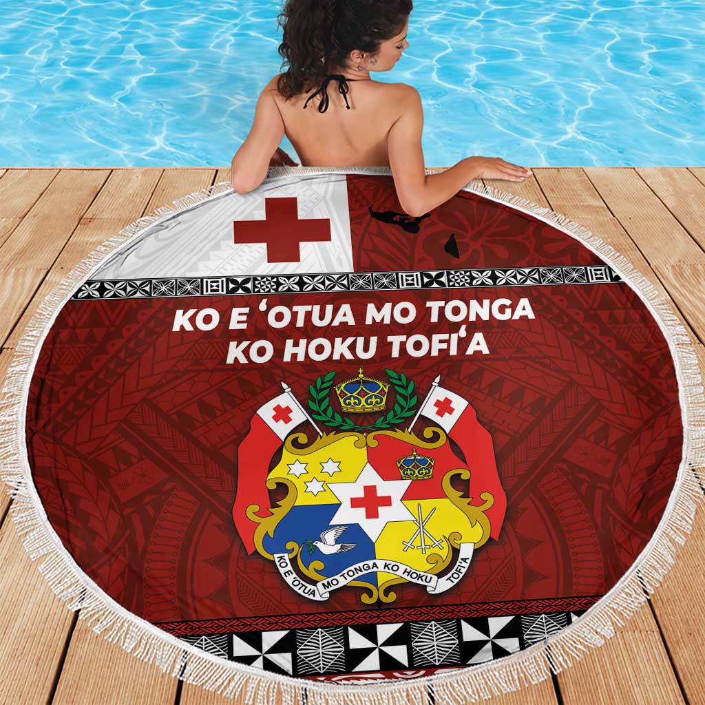 Tongan Culture Beach Blanket Ngatu Art Tattoo and Emblem of Tonga LT03 - Polynesian Pride