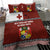 Tongan Culture Bedding Set Ngatu Art Tattoo and Emblem of Tonga