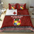 Tongan Culture Bedding Set Ngatu Art Tattoo and Emblem of Tonga