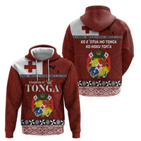 Tongan Culture Hoodie Ngatu Art Tattoo and Emblem of Tonga LT03 - Polynesian Pride