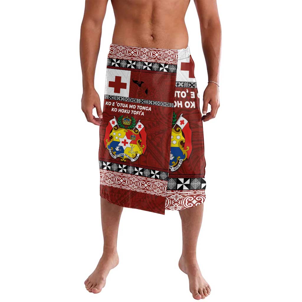 Tongan Culture Lavalava Ngatu Art Tattoo and Emblem of Tonga LT03 Red - Polynesian Pride
