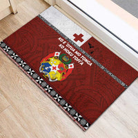 Tongan Culture Rubber Doormat Ngatu Art Tattoo and Emblem of Tonga LT03 - Polynesian Pride