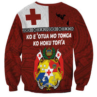 Tongan Culture Sweatshirt Ngatu Art Tattoo and Emblem of Tonga LT03 - Polynesian Pride