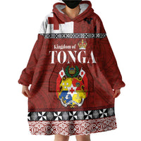 Tongan Culture Wearable Blanket Hoodie Ngatu Art Tattoo and Emblem of Tonga