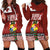 Tongan Christmas Hoodie Dress Kilisimasi Fiefia with Ngatu Art Tattoo