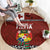 Tongan Christmas Round Carpet Kilisimasi Fiefia with Ngatu Art Tattoo